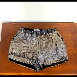 Sequin shorts!
